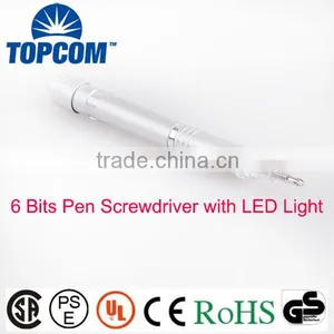 6 Bits Pen Screwdriver With LED Light thumbnail-1