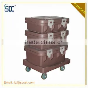 Insulated Plastic Top Loader, Top Loading Food Carrier, Hold up GN Pans thumbnail-6