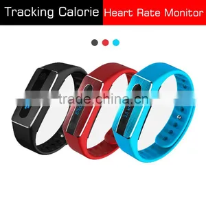 Hot Sale Heart Rate Monitor Bluetooth Bracelet Fitness Tracker thumbnail-1