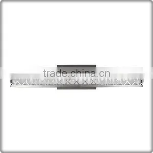 UL Listed Lighting Supplier Long Bathroom Vanity Hotel In Brushed Nickel Finish W40405 thumbnail-1