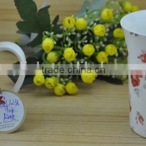 11OZ Palace Flowers Decal Printed Coffee Cups, Shiny Surface New Bone China Mug, KL5004-351 thumbnail-2
