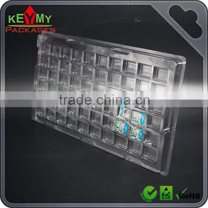 Custom Electronics 6*10 Components Clear Packaging Tray, 6*10 Cavities Custom Clear Packaging Tray for Electronics thumbnail-2