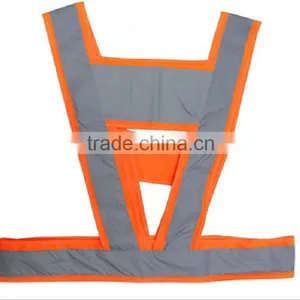 Super Reflective Vest V-shape Reflective Clothing Reflective Overalls thumbnail-5