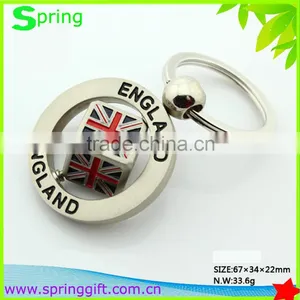 Fashion England Style Dice Key Chain ,great British Travel Key Ring, UK Souvenir Keychains thumbnail-1