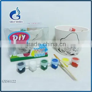 Paint By Yourself Kids' Best Intelligent Gift DIY Ceramic Flower Pot thumbnail-1