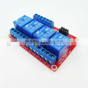 Optocoupler H/L Level Triger for Arduino DC 12V 4-Channel 4-CH Relay Module thumbnail-1