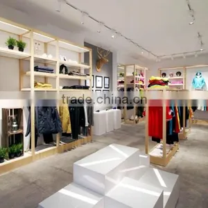 New Design Fashion Garment Retail Wall Hung Display Cabinets thumbnail-2
