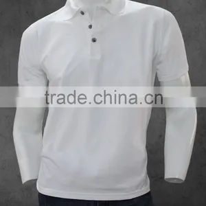 PERU PIMA COTTON PIQUE Blank Polo Shirt Customizable thumbnail-3