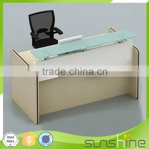 JB-RCT04 Sunshine Furniture Factory Manufacture Office Use Furniture Particle Board Small Reception Desk thumbnail-6
