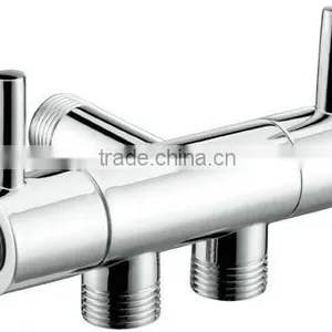 Factory Supplier, Angle Valve With Two Water Outlet, thumbnail-1