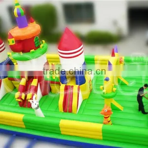 Customized Inflatable Rocket Park, Fun City thumbnail-3
