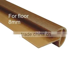 PVC Floor Edge Trims//PVC Stair Nosing Trim//laminate Stair Profile//PVC Stair Nosing Covered With PVC Wrapping thumbnail-1