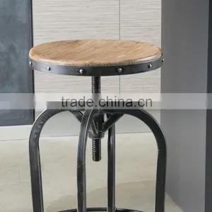 Hot Sale Swivel Bar Chairs,wood Bar Chair,bar Stool thumbnail-4