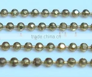 Copper Faceted Ball Chain thumbnail-1