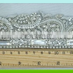 Garment Accessories and Beaded Bridal Trims for Wedding Dress thumbnail-3