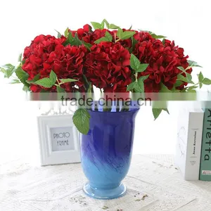 Wholesale Artificial Flowers Cheap Artificial Hydrangea Flower Artificial Wedding Flowers Artificial Decoration Silk Flowers thumbnail-4