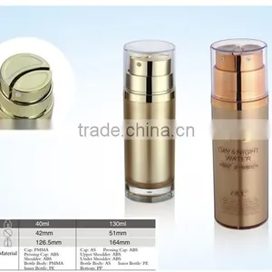 Plastic Dual Tube Bottles for Day Cream and Night Cream thumbnail-4