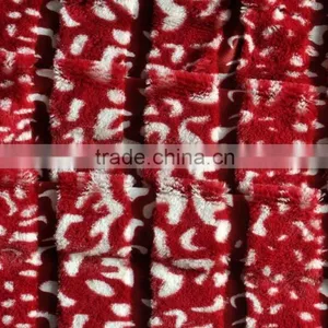 Drop Needle Cheetach Plush Fabric thumbnail-3
