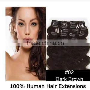 180g Remy Clip in Hair Extension Human Hair Extension Clip in thumbnail-3