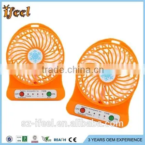 NEW Outdoor Protable Mini Cooling USB Desk Fan Super Mute Cooler Desktop PC Blue thumbnail-6