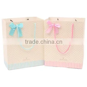 Sweet Light Color Paper Bag With Logo Print thumbnail-5