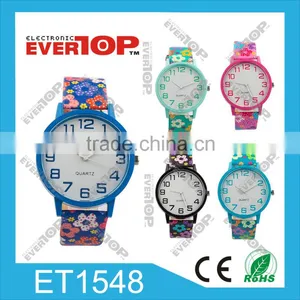 2016 COLOR CHEAP LADY LEATHER WATCH ET1548 thumbnail-1