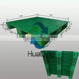 Heavy Duty Plastic Pallets,4-6ton.Capacity, HDPE or PP 1200x1200mm thumbnail-1