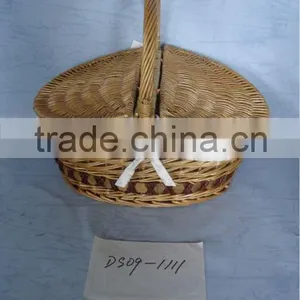 Hand Woven Willow Basket thumbnail-1