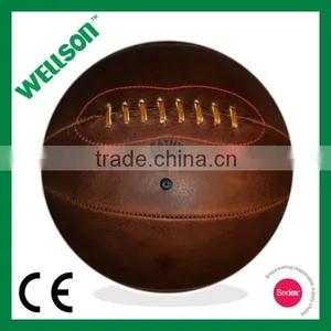 Old Brown PU Synthetic Leather Basketball thumbnail-1