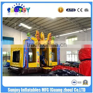Whosale Inflatable Toys For Kids Inflatable Dinosaur Bouncy Castle Combo thumbnail-2
