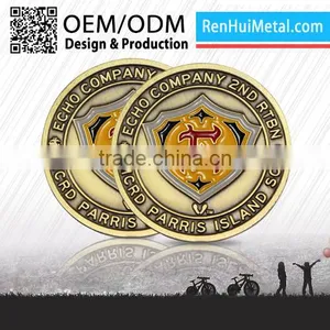 RENHUI METAL Custom Logo Cheap Custom Token Coins thumbnail-3