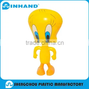Big Eyes Plastic Fashion Online PVC Inflatable Games Yellow Doll Toy Wholesale thumbnail-1