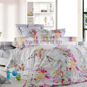 100% Cotton Nice Print Bridal Bed Sheets Bedding Set Duvet Cover Set Bedline thumbnail-1