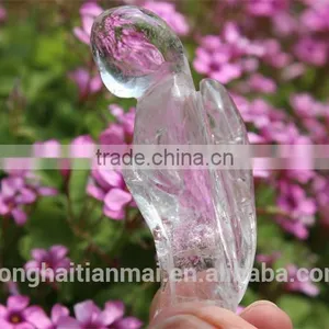 Wholesale Clear Quartz Crystal Angels Carving /Natural Energy Crystals Angel Figurine thumbnail-3