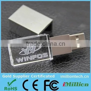 Customized Service Crystal 8gb Pendrive With Gift Box thumbnail-2
