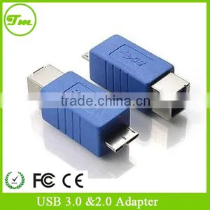 USB 3.0 Micro B Male to B Female Adapter thumbnail-1