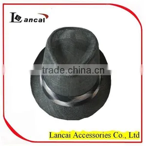 2016 Wholesale Ink Colour Straw Mens' Trilby thumbnail-3