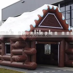 Inflatable Log Cabin /Inflatable Wood House thumbnail-1