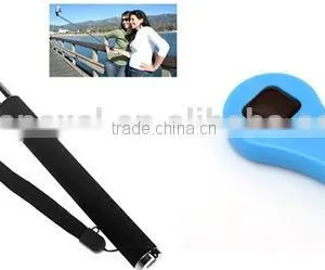 2 in 1 Combo Self-timer Kit Wired Cable Camera Shutter Plus Handheld Monopod With Holder for Android Iphone Samsung HTC CL-57 thumbnail-1