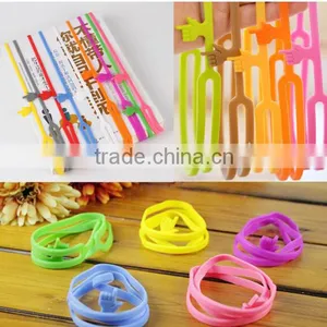 NEW Cute Silicone Finger Bookmark / Elastic Bookmark / Book Marker Stationery Gift thumbnail-3