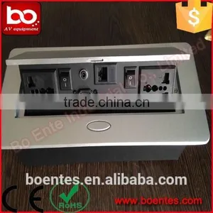 Conference Luxurious Furniture For Tabletop Pop Up Socket With USB Charger and HDMI COM thumbnail-1