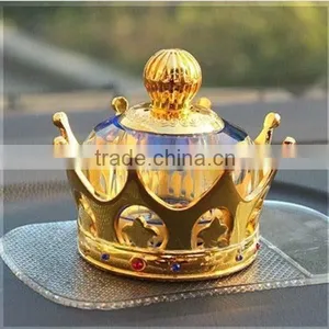 2016 Fashionable & Noble Design Crystal Perfume Bottle in Crown Design thumbnail-1