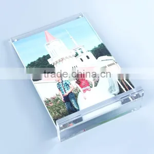 T Shape Clear Acrylic A4 Desk Sign Display Holder Wholesale thumbnail-1