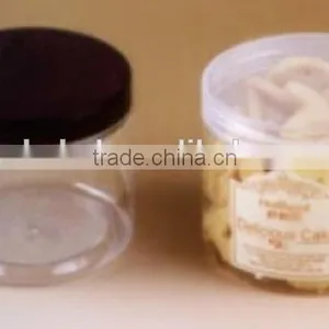 550ml PET Injection Blow Jar Plastic Packing Cylinder Box With Screw Top Packing Box for Cookies Nuts thumbnail-1