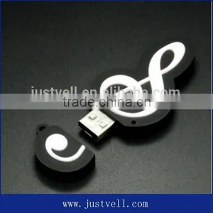 Pvc Music Sign Cheap 2.0 Port 4 gb Usb Flash Drive thumbnail-1