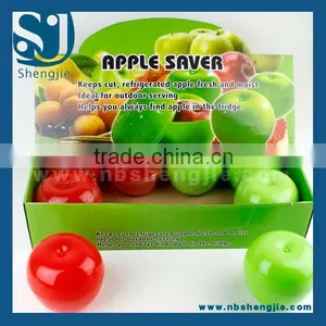 Trade Assurance Plastic Fresh Storage Box, Apple Saver/ Apple Shape Collapsible Storage Box thumbnail-1