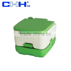 Portable Flush Toilet 10L Green thumbnail-1