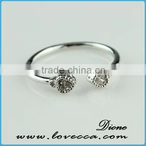 2015 Fashion Jewelry Ring!latest Weddingring Design!micro Pave Diamond Setting Ring-new Fashion Silver Ring Wholesale Jewelry thumbnail-1