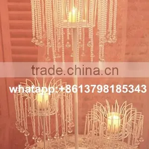 Latest Nice Crystal Candle Holder for Wedding Favors thumbnail-1