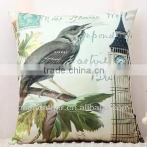 100% Short Soft Velvet Printing Cushion thumbnail-6